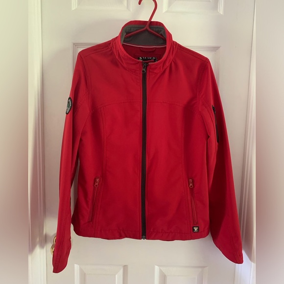 Point Zero Red Utility Jacket - Picture 1 of 5